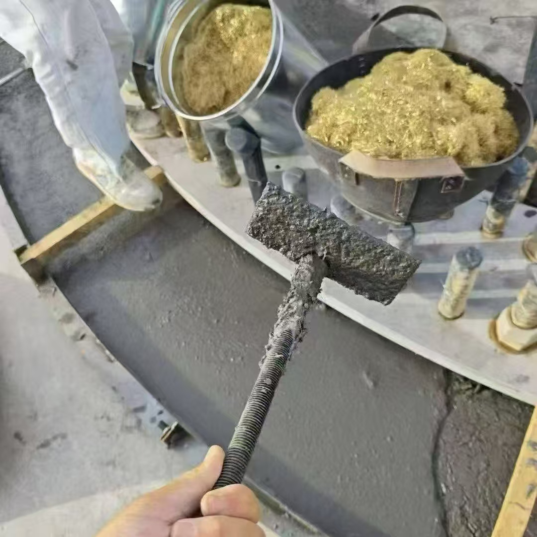龙华C120钢纤维高强无收灌浆料 轧机压缩机汽轮机发电机锻压设备底座灌浆材料